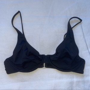 Black Underwire Bikini Top
